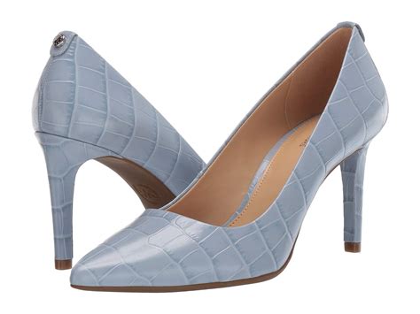 dorothy pump suede blue michael kors|michael kors heel pumps.